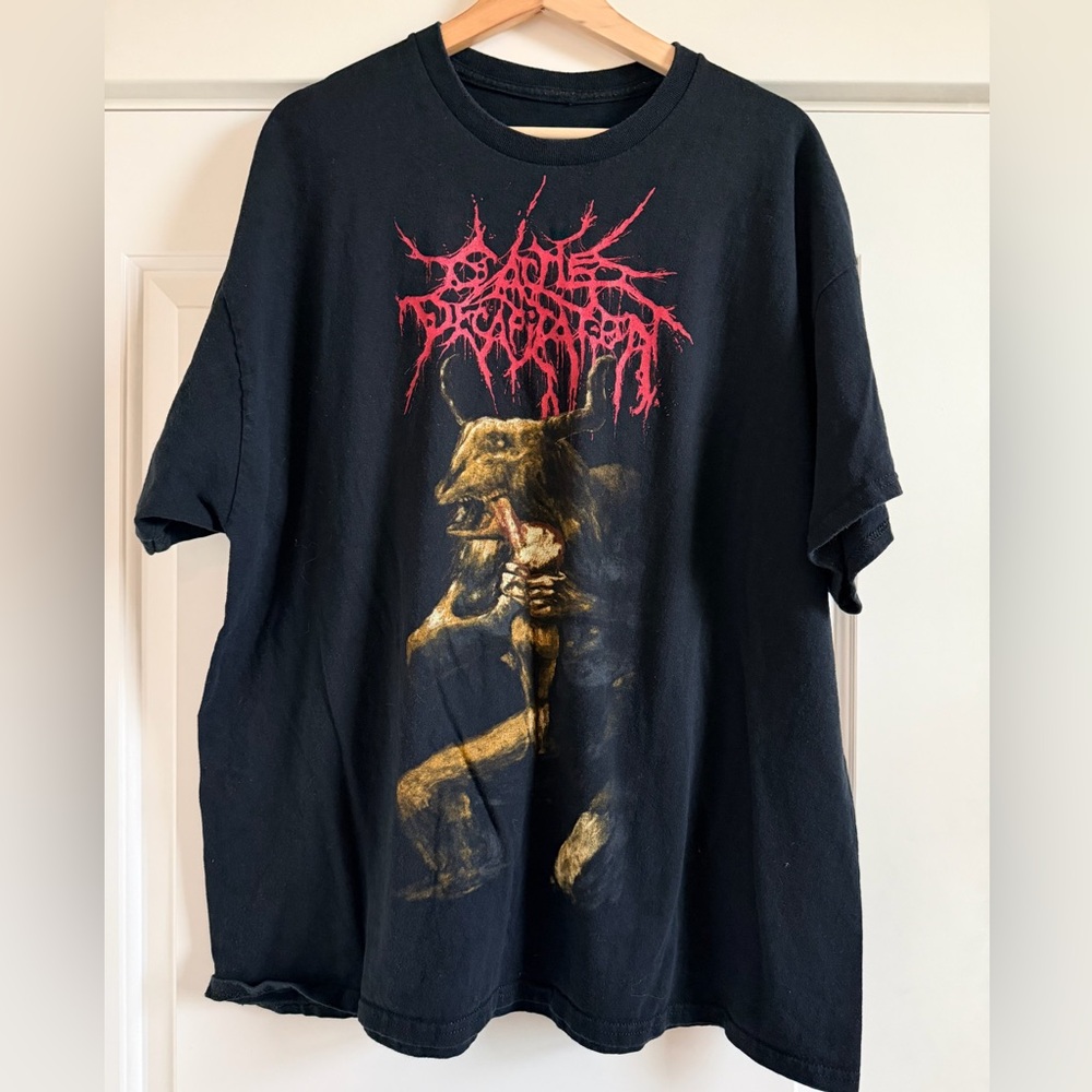 Cattle Decap - Black Graphic Men's Shirt